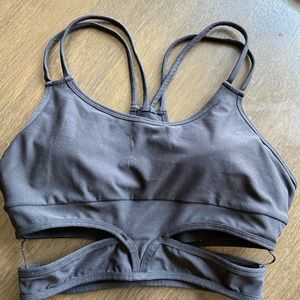 Small black workout top/sports bra